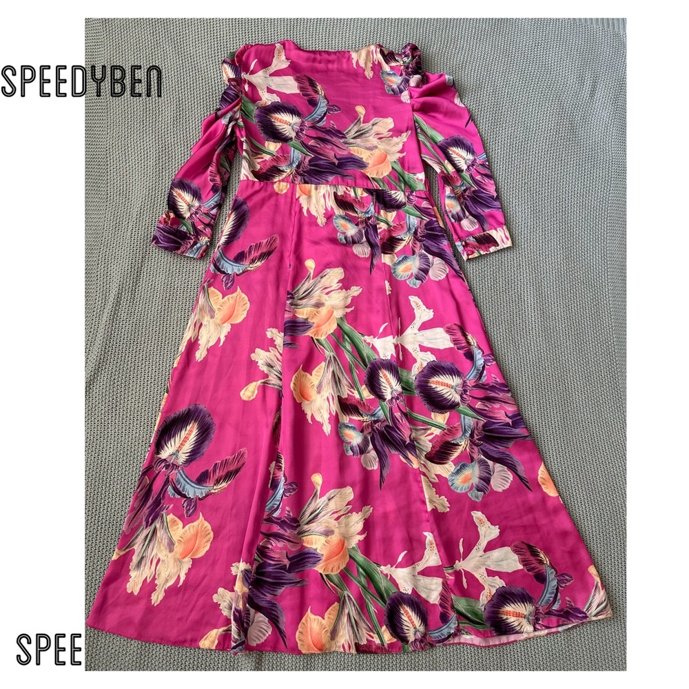PatBO Pink Floral Dress - Picture 4 of 12